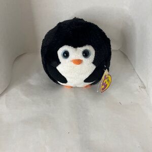 Ty Beanie Ballz Avalanche Penguin Plush Stuffed Animal Toy 5”